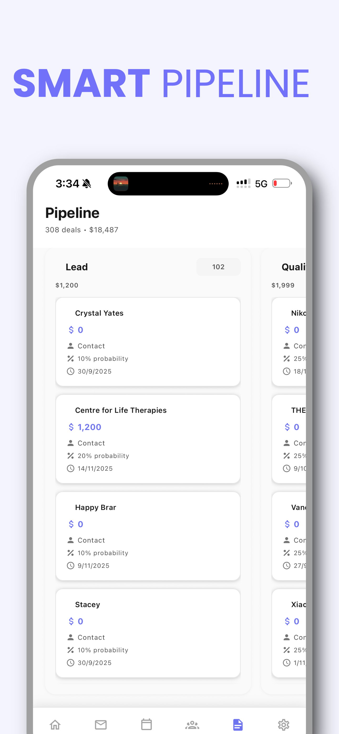 Ralivi Mobile App - Pipeline View Ralivi Mobile App Screenshot 3